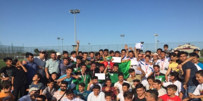 Trabzon'da yaşayan göçmenler ve mülteciler için futbol turnuvası düzenlendi