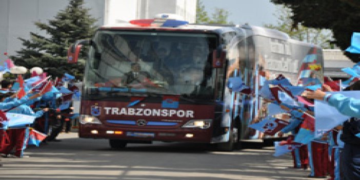 Trabzonspor'a görkemli uğurlama
