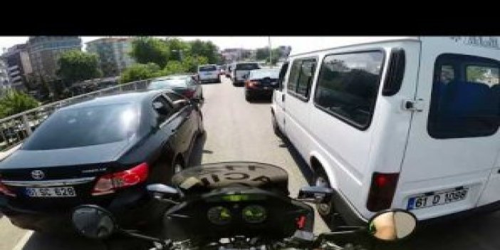 Trabzon'da motosikletli 112 Acil'in yolculuğu
