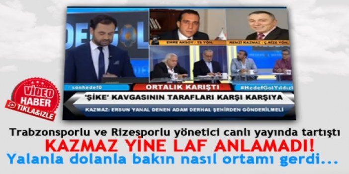 Canlı yayında Trabzon-Rize tartışması