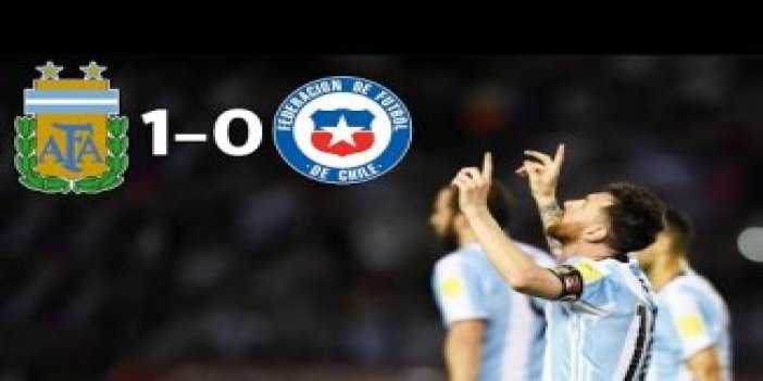 Arjantin Şili maç özeti
