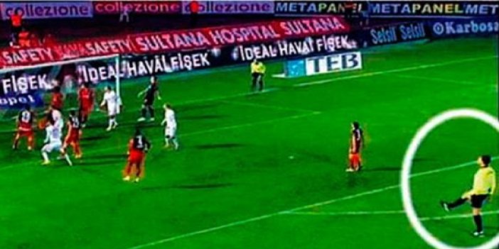 Özgür Yankaya'nın Galatasaray'ın golüne sevinmesi!