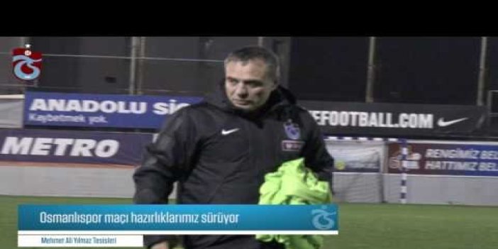 Trabzonspor Osmanlı hazırlıklarına devam ediyor