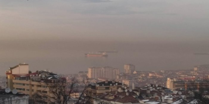 Trabzon'da hava yine bildiğiniz gibi kirli...