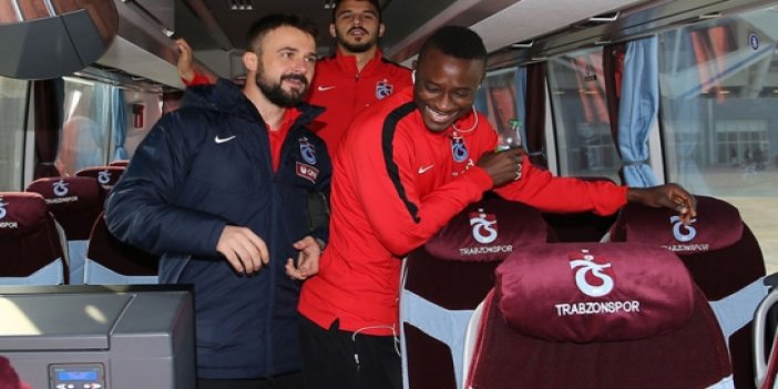 Trabzonspor otobüsüne kavuştu