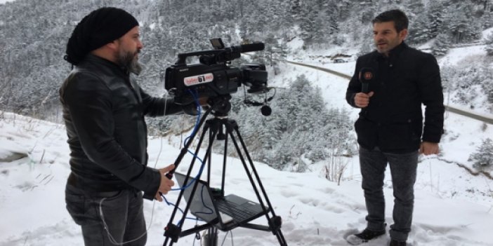 Trabzon’da Zigana’da kar yağışı etkisini sürdürüyor