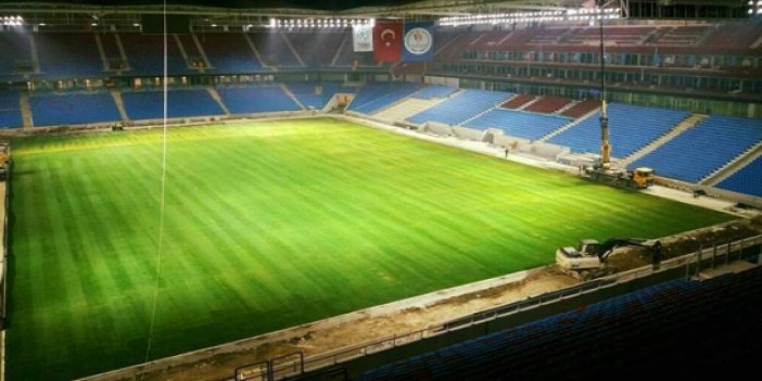 Akyazı Stadı’nda çim serimi bitti