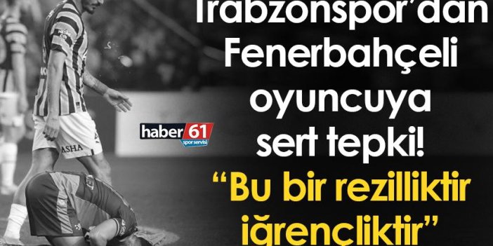 Trabzonspor’dan skandal tükürük olayı ile ilgili açıklama! “İğrençliktir”
