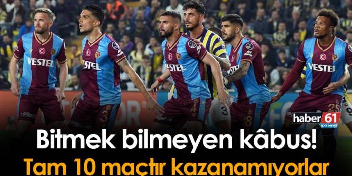 Trabzonspor'un deplasman kâbusu sürüyor!