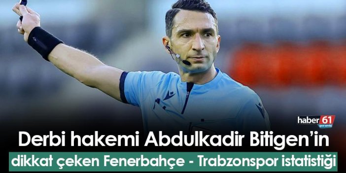 Fenerbahçe - Trabzonspor maçının hakeminin dikkat çeken karnesi! Her iki takıma da...