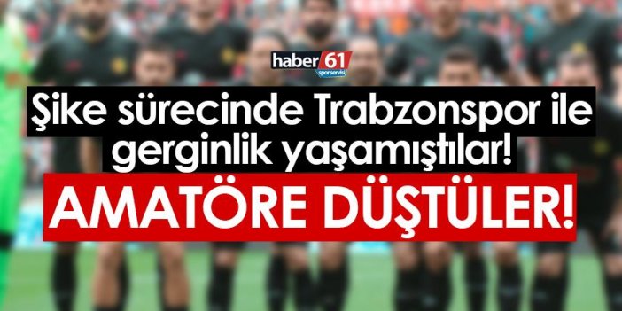 Şike sürecinde Trabzonspor ile gerginlik yaşamıştılar! Eskişehirspor amatöre düştü