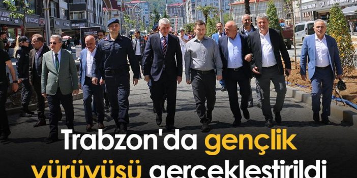 Trabzon'da gençlik yürüyüşü gerçekleştirildi