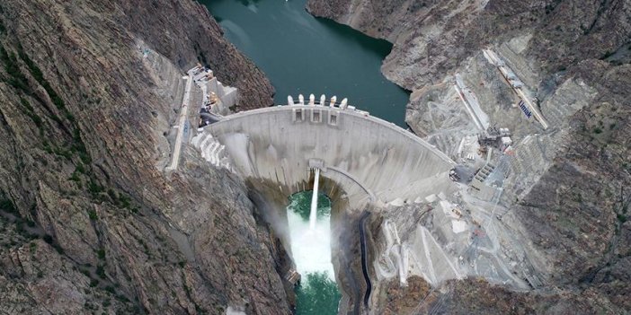 Artvin'deki Yusufeli Barajı'nda su seviyesi 131 metreyi buldu