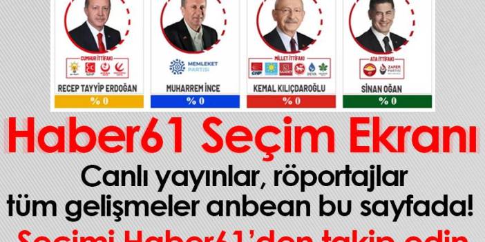 Trabzon Seçim sonuçları 2023! 14 Mayıs Cumhurbaşkanlığı ve 28. Dönem Milletvekili Seçimi Sonuçları