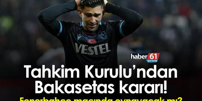 Trabzonspor'a kötü haber! Tahkim Kurulu kararını verdi!