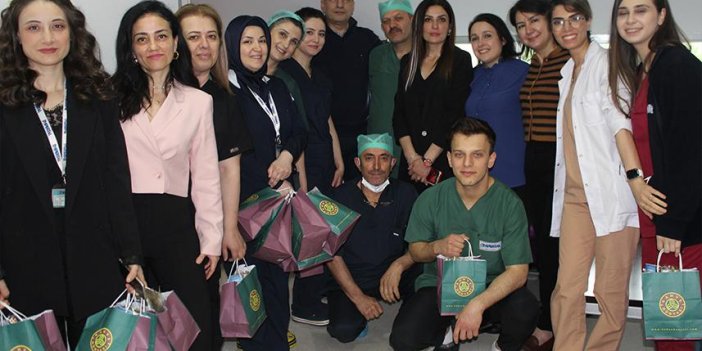Trabzon Özel İmperial Hastanesi'nde hemşireler günü kutlandı