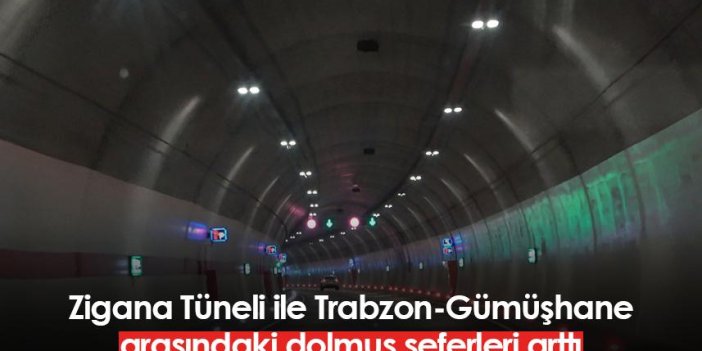Zigana Tüneli Trabzon ile Gümüşhane arasındaki dolmuş seferlerini artırdı