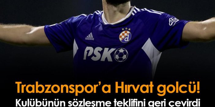 Trabzonspor'a Hırvat golcü! Kulübünün sözleşme teklifini geri çevirdi