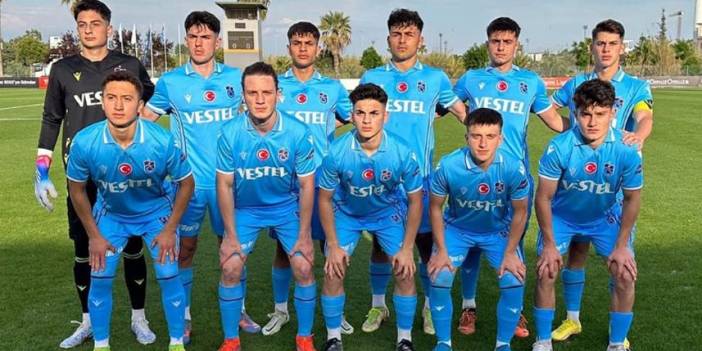 Trabzonspor'un gençleri yarı finalde veda etti!