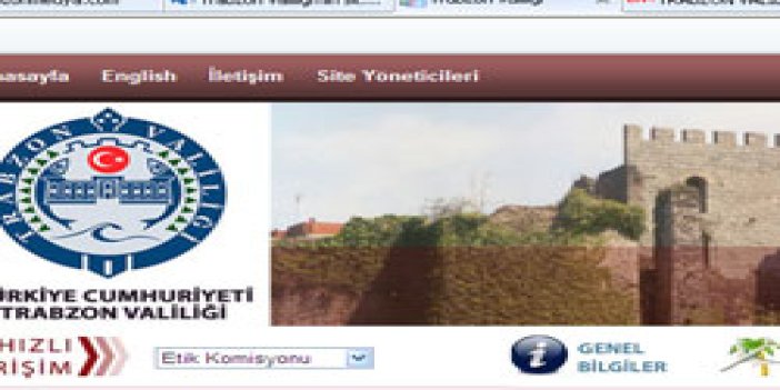 Trabzon Valiliği sitesi hacklendi