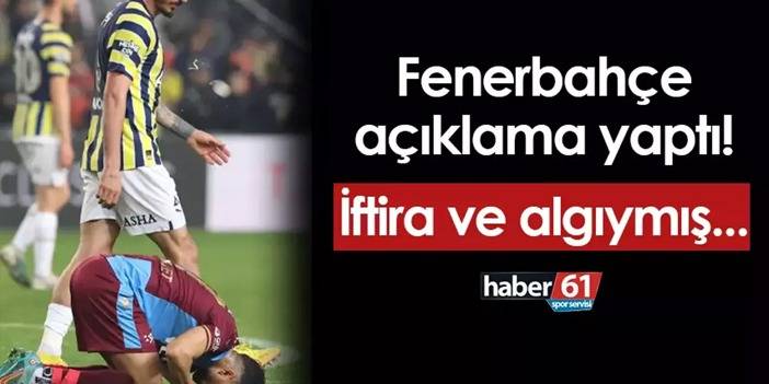 Fenerbahçe'den Samet  Akaydın'ın PFDK'ya sevk edilmesine tepki! Algı ve iftiraymış...