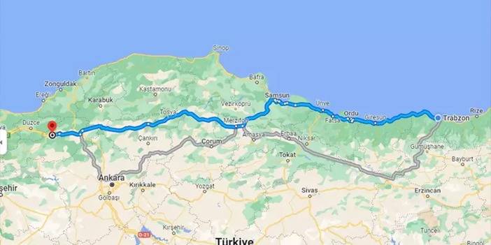 Trabzon Bolu Arası Kaç Km, kaç saat? Trabzon Bolu otobüs, uçak bileti