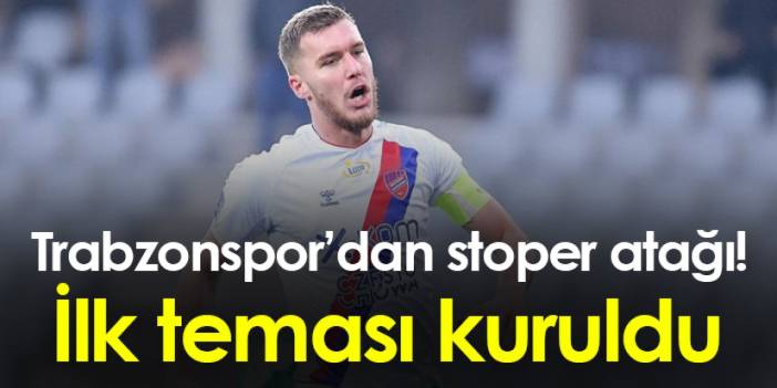 Trabzonspor’dan stoper atağı! Tomas Petrasek…