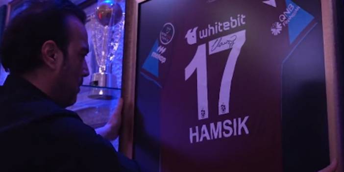 Marek Hamsik’in imzalı forması Trabzonspor müzesinde