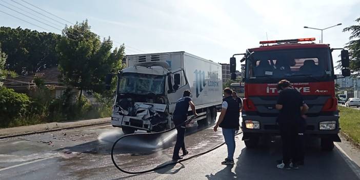 Trafik kazası nedeniyle tek yönlü kapanan Samsun-Ordu yolu ulaşıma açıldı