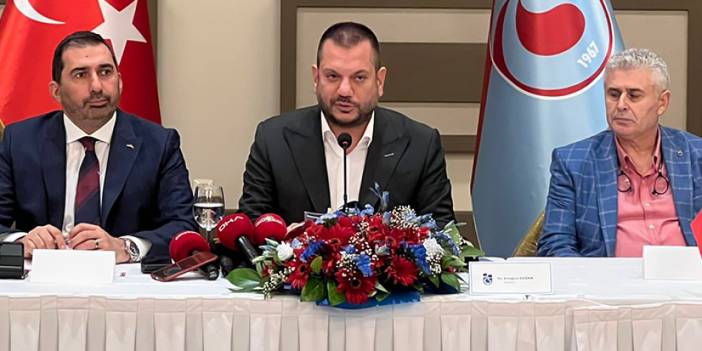Trabzonspor Başkanı Doğan açıklamalarda bulundu