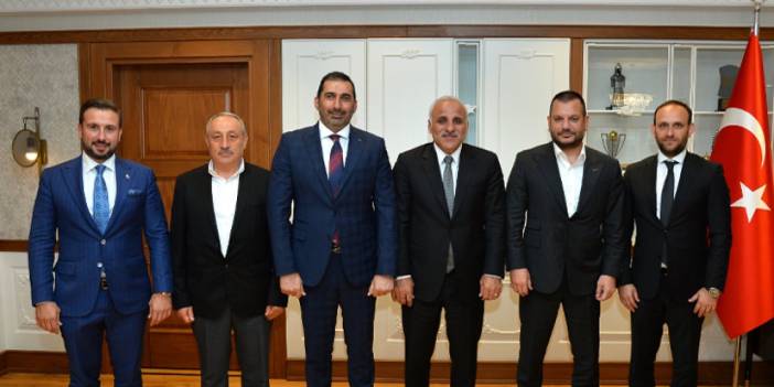 Trabzonspor'dan Başkan Zorluoğlu'na ziyaret