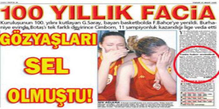 Galatasaray da FB gibi sevinmişti