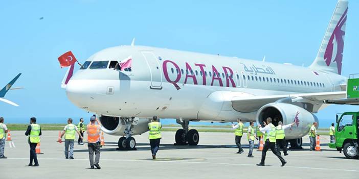 Katar’dan Trabzon’a ilk uçuş!