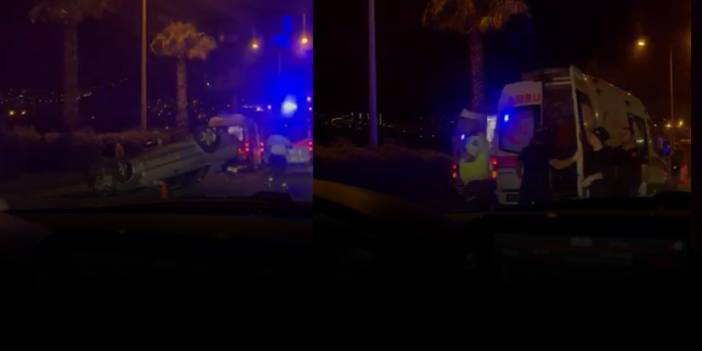 Trabzon'da akşam saatlerinde trafik kazası! 1 yaralı