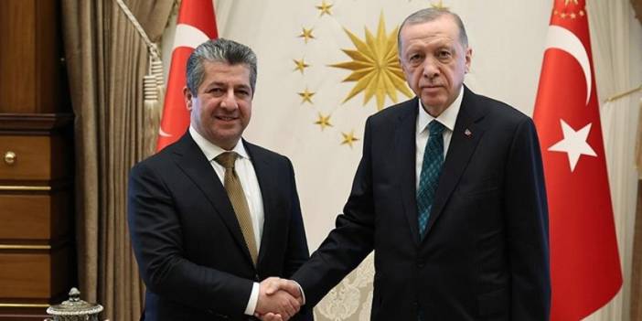 Cumhurbaşkanı Erdoğan Barzani'yi kabul etti
