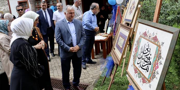Trabzon'da "Türk-İslam Sanatları Sergisi" açıldı