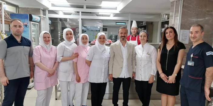 Trabzon'da Özel İmperial Hastanesi’nde bayramlaşma