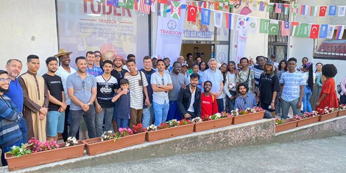 Trabzon'da Uluslararası öğrenciler bayramlaştı