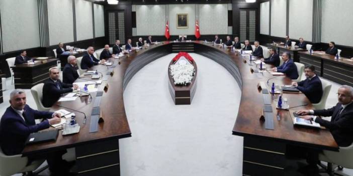 Kabine Cumhurbaşkanı Erdoğan önderliğinde toplandı! İşte gündemdeki iki önemli konu