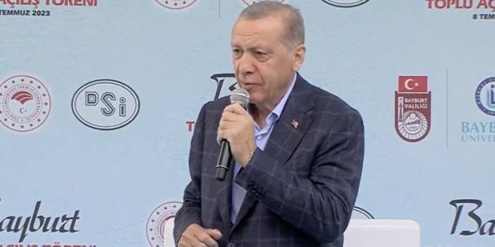 Cumhurbaşkanı Erdoğan Bayburt'ta! "Fırsatçılara müsaade etmeyeceğiz"