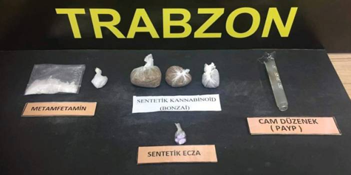 Trabzon'da narkotik suçlarla mücadele sürüyor! 6 kişiye işlem