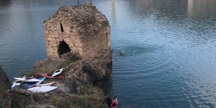 Artvin Yusufeli Barajı'nda bot ve kano turizmi