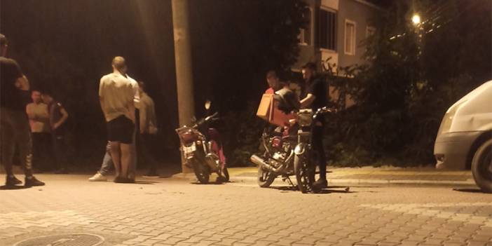 Samsun'da motosikletler çarpıştı! 1'i çocuk 2 yaralı