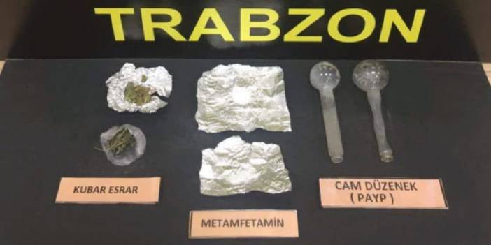 Trabzon’da uyuşturucuya geçit yok! 5 kişi hakkında işlem