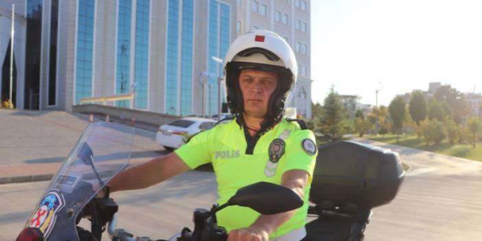 Samsun'da hız yapan motosikletliyi uyarmıştı!  O anları anlattı