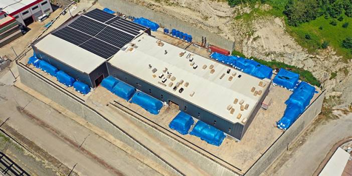 Rize'de mangal kömürü tesisinde güneşten de elektrik üretilecek