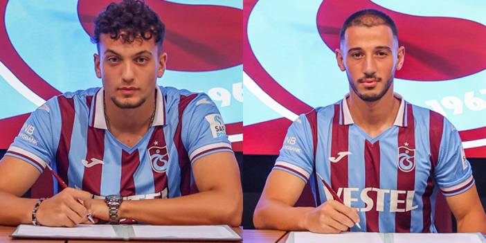 Trabzonspor resmen duyurdu! İki oyuncu ile sözleşmeler yenilendi