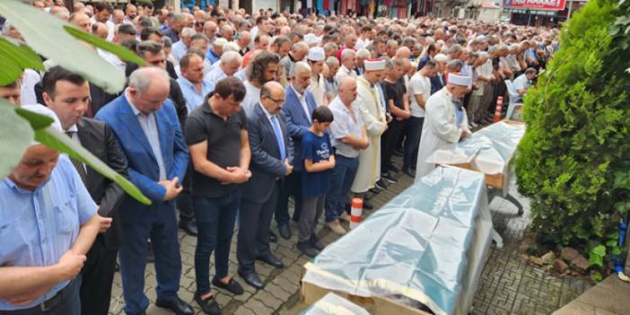 Trabzon'da kazada ölen 3 kişinin cenazeleri defnedildi