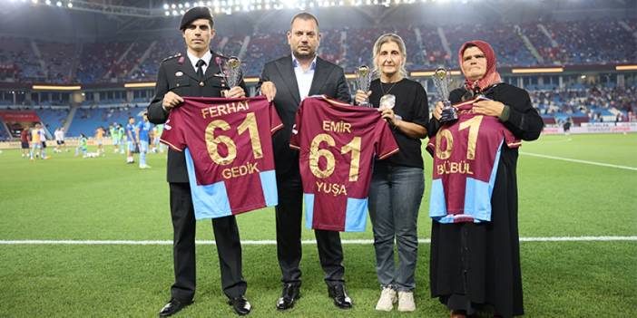 Trabzonspor acılı aileleri misafir etti