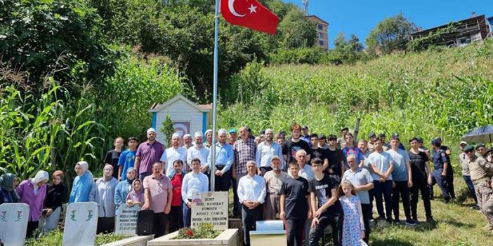 Şehit komiser Ahmet Çamur, Trabzon'da anıldı